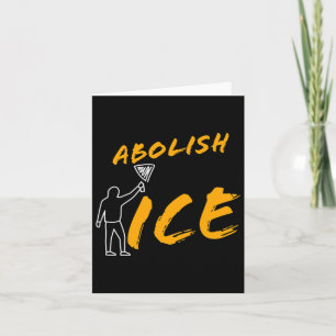Tarjeta Abolir La Protesta Por El Hielo Y Resistir A Apoya