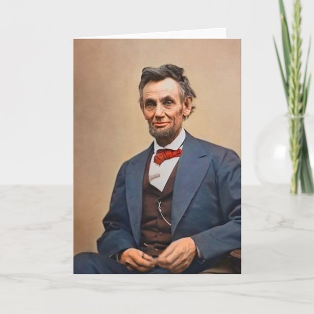 Tarjeta Abraham Lincoln (Anverso)