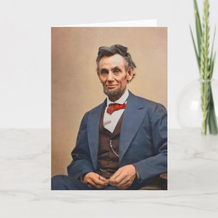 Tarjeta Abraham Lincoln