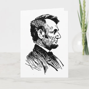 Tarjeta Abraham Lincoln