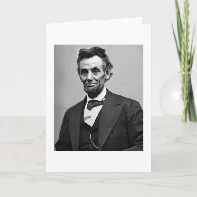 Tarjeta Abraham Lincoln (Anverso)