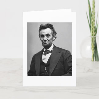 Tarjeta Abraham Lincoln