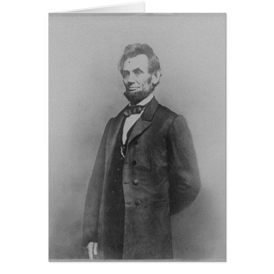 Tarjeta Abraham Lincoln, enero de 1864