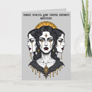Tarjeta Abraxas Ojos Fundidos de la Goetia
