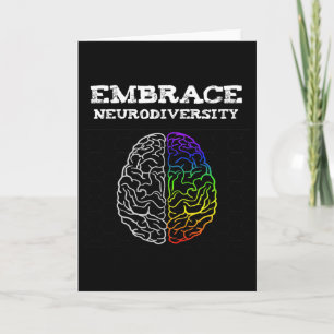 Tarjeta Abraza la Neurodiversidad Autismo Adhd Asd Brazo d