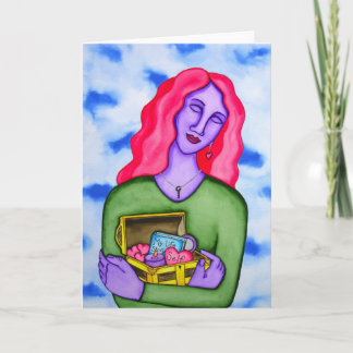 Tarjeta Abrazar el amor propio de Rita Loyd