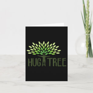 Tarjeta Abrazo De Árbol - Bloguero De Árbol, Día De La Tie