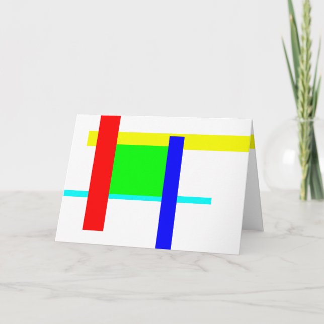 Tarjeta Abrazo de colores (Anverso)