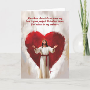 Tarjeta Abrazo de Jesús