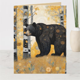 Tarjeta Abrazo de oso lindo pensando en ti