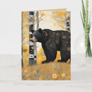 Tarjeta Abrazo de oso lindo pensando en ti