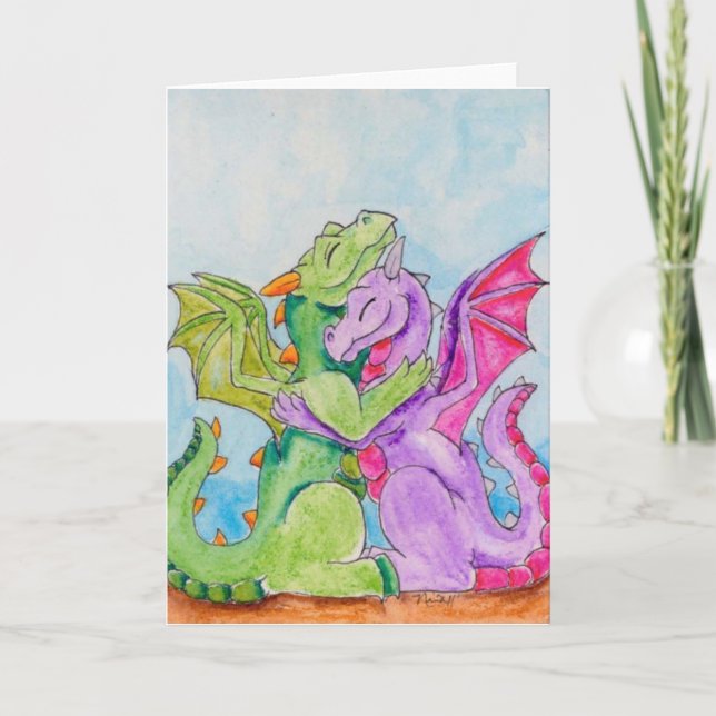 Tarjeta Abrazo del dragón (Anverso)