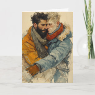 Tarjeta Abrazo Helado de Invierno