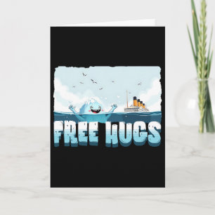 Tarjeta Abrazos Gratis Funny Iceberg Crucero Titanic Chico