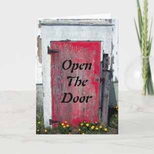 Tarjeta Abre La Puerta A Mi Corazón
