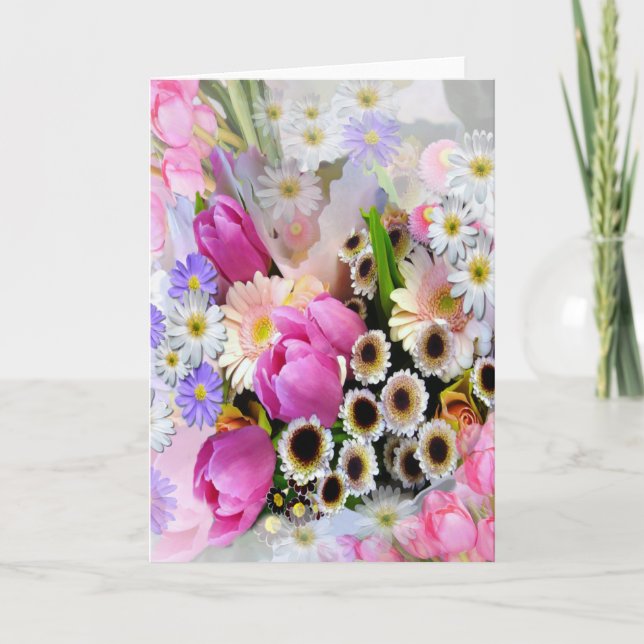 Tarjeta Abril Bouquet (Anverso)