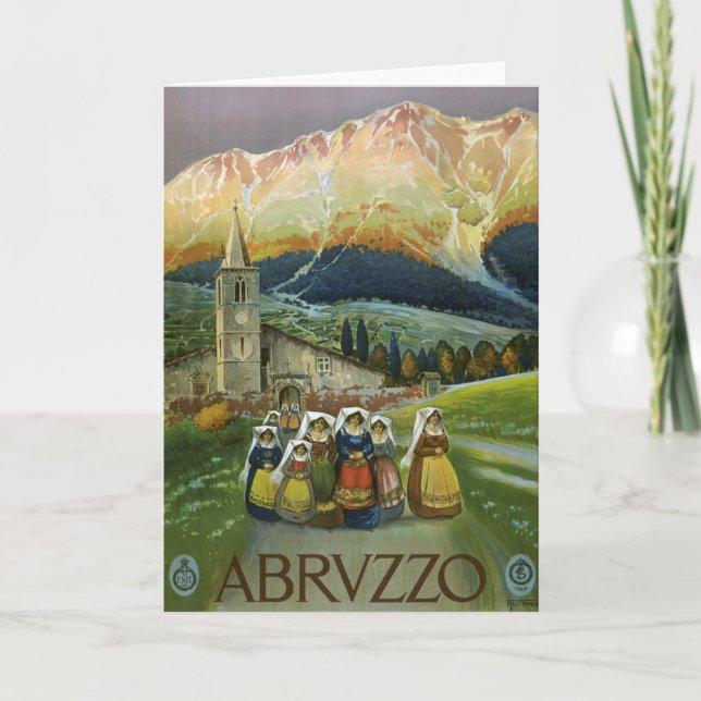 Tarjeta Abruzzo (Anverso)