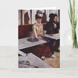 Tarjeta Absinthe - Edgar Degas - c1876