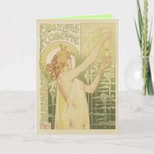 Tarjeta Absinthe Greeting Card