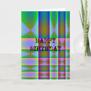 Tarjeta Abstracción, Feliz Cumpleaños