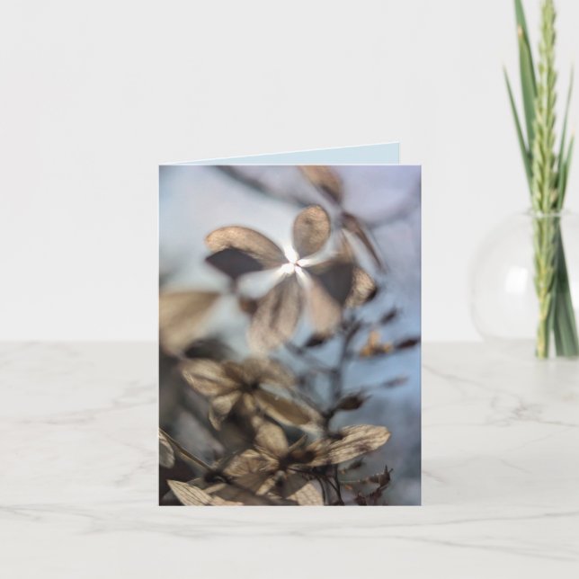 Tarjeta Abstract Hydrangea (Anverso)