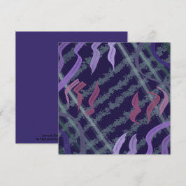 Tarjeta Abstract Pattern Art Of Watercolor Brushstrokes