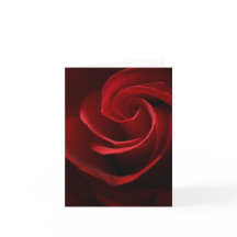Abstract Red Rose Note Cards