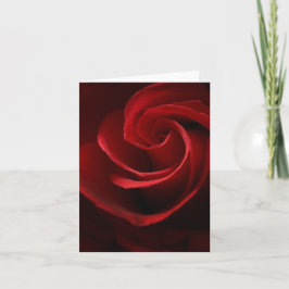 Tarjeta Abstract Red Rose Note Cards