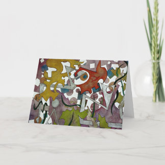 Tarjeta abstracta Art Blank
