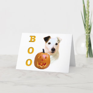 Tarjeta Abucheo de Russell Terrier del párroco