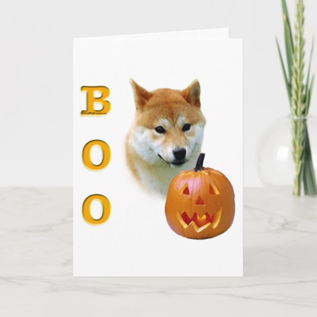 Tarjeta Abucheo de Shiba Inu (Anverso)