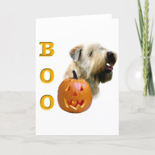 Tarjeta Abucheo de trigo suavemente revestido de Terrier