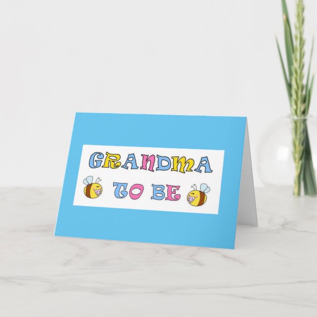 Tarjeta Abuela a ser (Anverso)