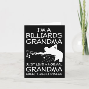 Tarjeta Abuela Abuela De Billiards Guay - Soy Billares