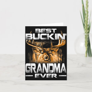 Tarjeta Abuela Buckin 'Camiseta Ever Caza de Ciervos Bucki