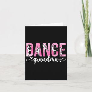 Tarjeta Abuela De Baile De Una Abuela Bailarina Bailando G