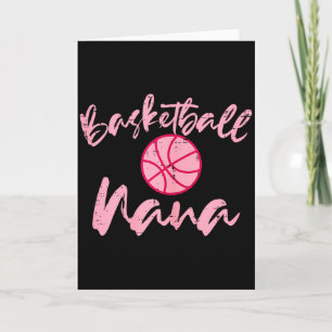 Tarjeta Abuela de baloncesto nana mamá linda abuela deport