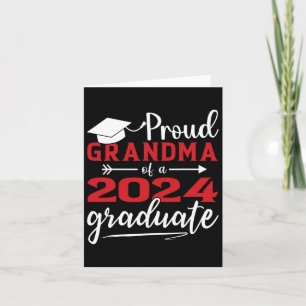 Tarjeta Abuela De Graduación Graduada Graduada Graduada En