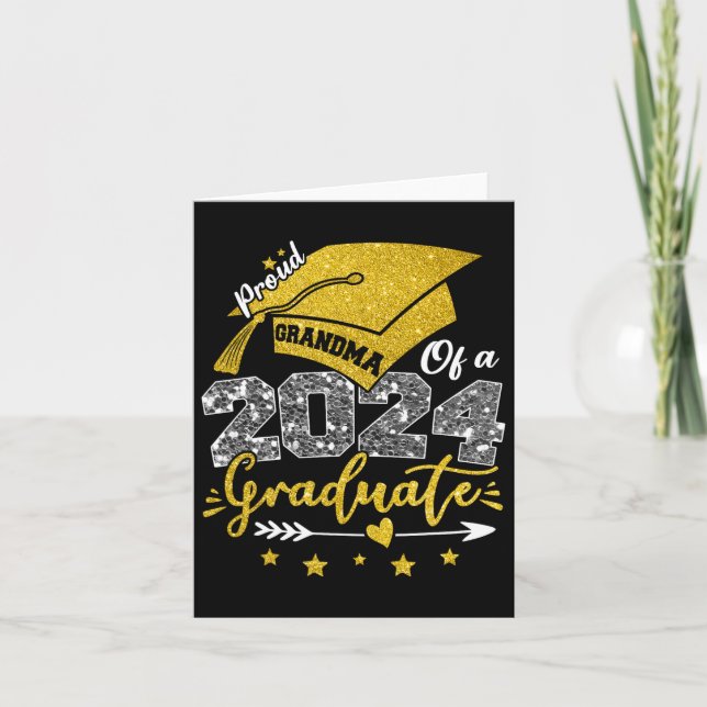 Tarjeta Abuela De Graduada 2024 (Anverso)