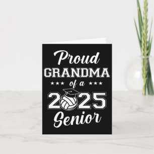 Tarjeta Abuela De Graduado Superior De Voleibol De 2025