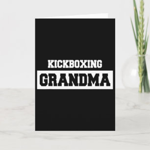Tarjeta Abuela de kickboxing - Kickboxer