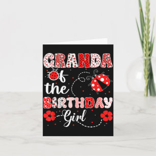 Tarjeta Abuela de La Cumpleañera - Mariquita Familiar