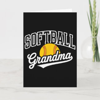 Tarjeta Abuela de sóftbol _1