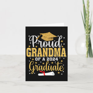 Tarjeta Abuela De Un Graduado De 2024 Para La Graduación F