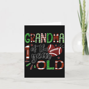 Tarjeta Abuela del Año 1 Fútbol Antiguo 1º