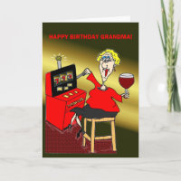 ABUELA DEL FELIZ CUMPLEAÑOS DE LA MÁQUINA