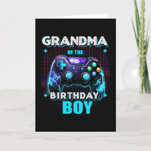 Tarjeta Abuela del niño de cumpleaños video familiar a jue