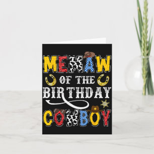 Tarjeta Abuela del vaquero de cumpleaños rodeo western abu