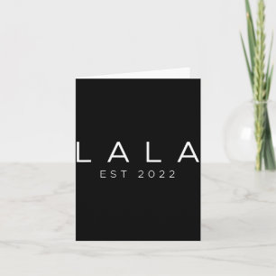 Tarjeta Abuela Divertida Pronto Será Lala Est 2022 Nueva A