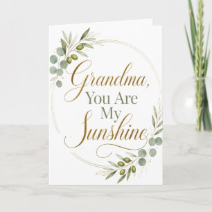Tarjeta Abuela, Eres Mi Sol